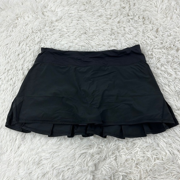 Lululemon Run: Pace Setter Skirt Black - Picture 1 of 9